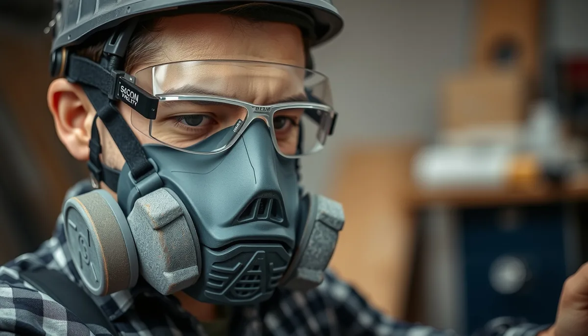 อุปกรณ์ป้องกันฝุ่นกระดาษทราย (PPE) มาตรฐานที่อู่และโรงงานควรมี