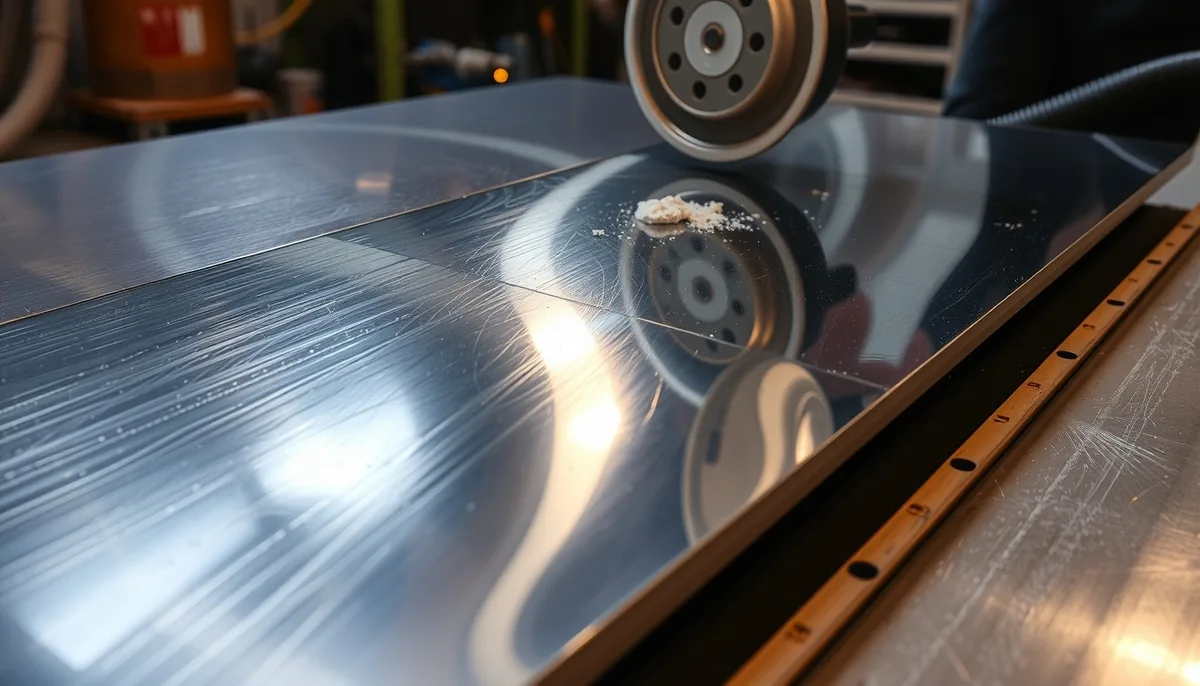 ขัดสแตนเลสให้เงาแบบ Mirror Finish ทำยังไง — ลำดับเบอร์และเทคนิคที่ใช้จริง
